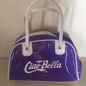 Made in Italy Purple Handbag Ciao Bella